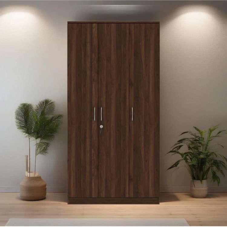 Modular Three Door Wooden Wardrobe
